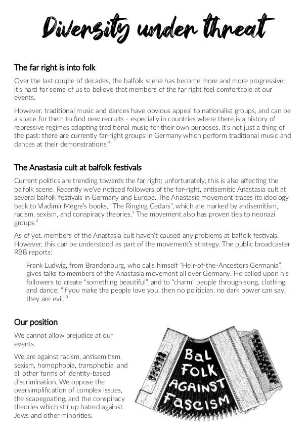 English PDF about diversity in BalFolk