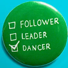 Social dance button 4